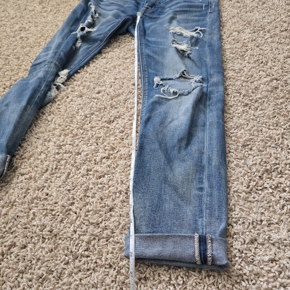 American Eagle Distressed Tomgirl Jeans - Picture 8 of 13